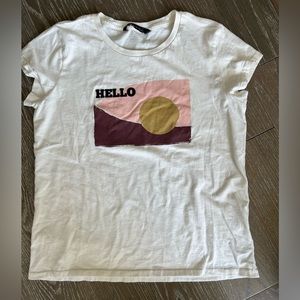 Abercrombie “hello” T-shirt, size L